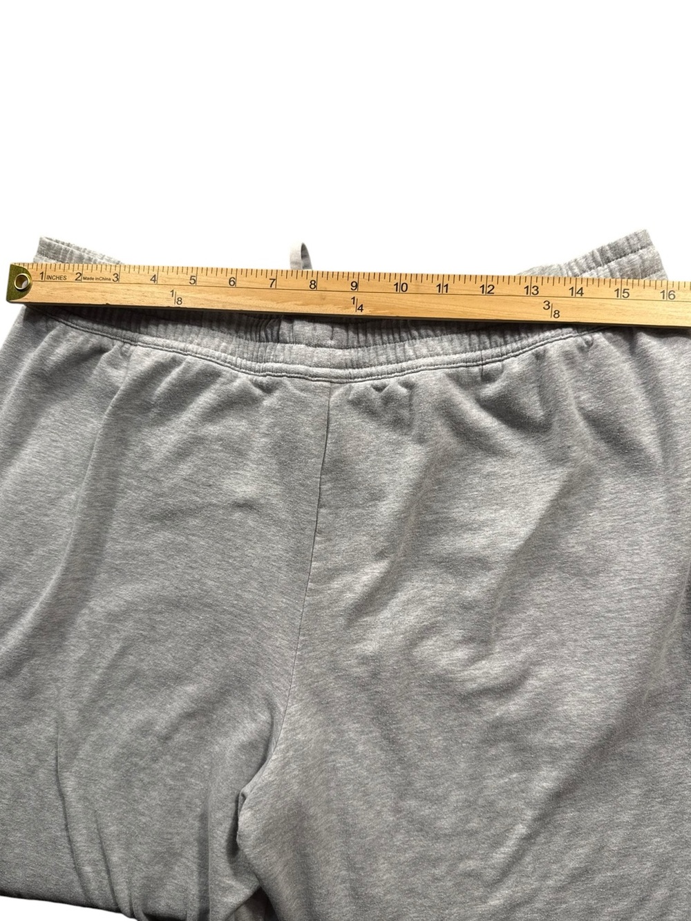 Large Athleta Women’s Gray Drawstring Jogger Sweatpants Cotton Travel Lounge - Picture 11 of 11